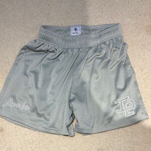 Inaka Power Silver Mesh Athletic Shorts